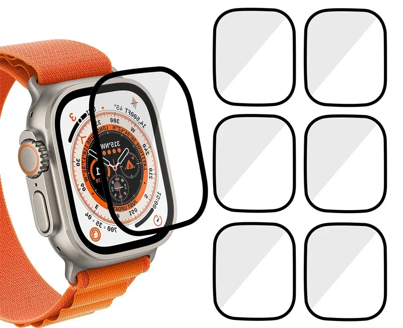 Watch Case Bumper - 3D gehard glas screenprotector geschikt voor