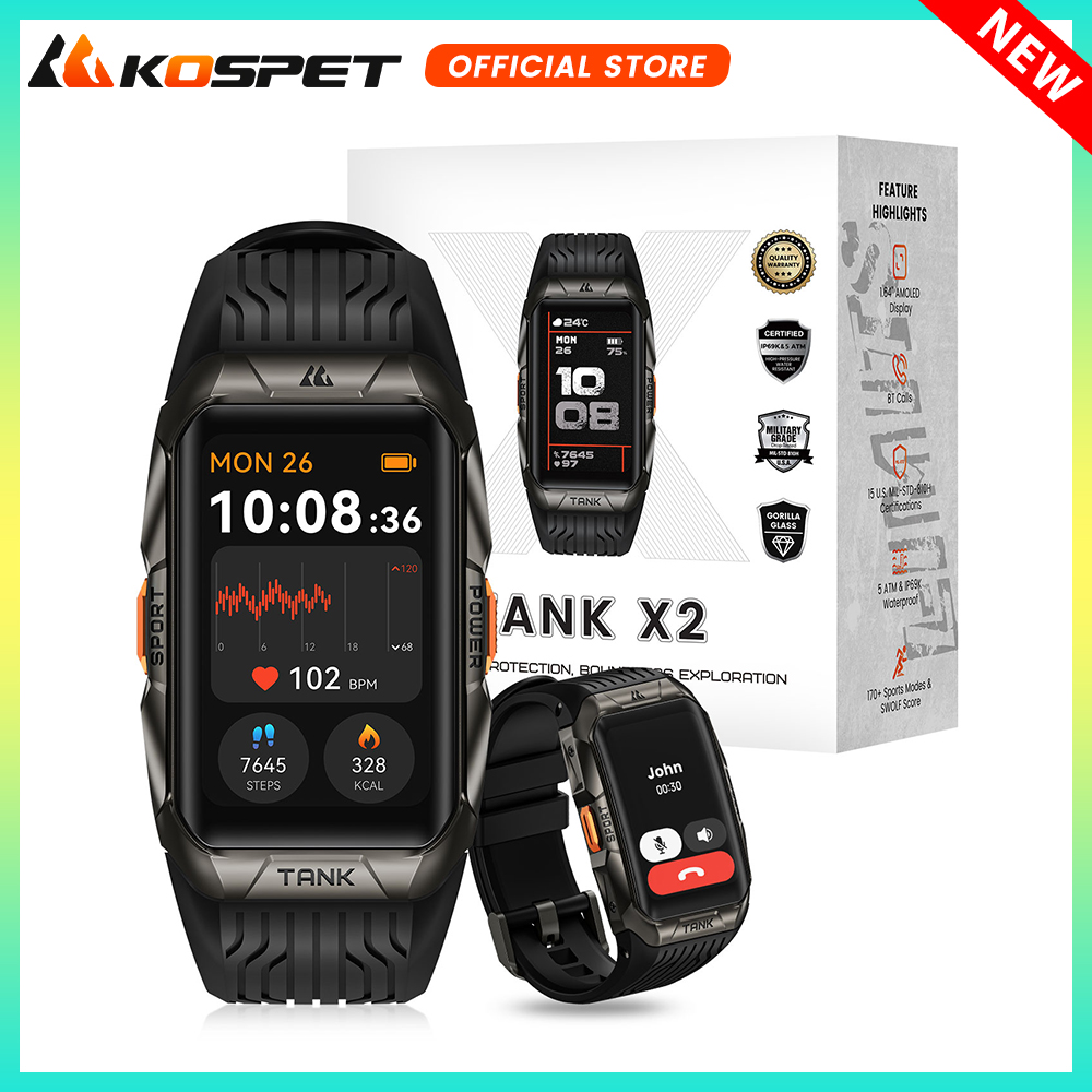 Smartwatch Face - KOSPET TANK X2 Smart Watch voor