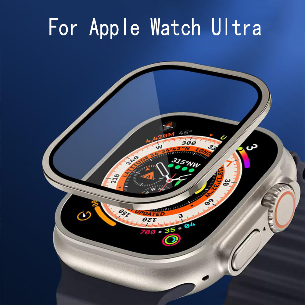 Watch Case Bumper - Metalen bumper + gehard glas voor