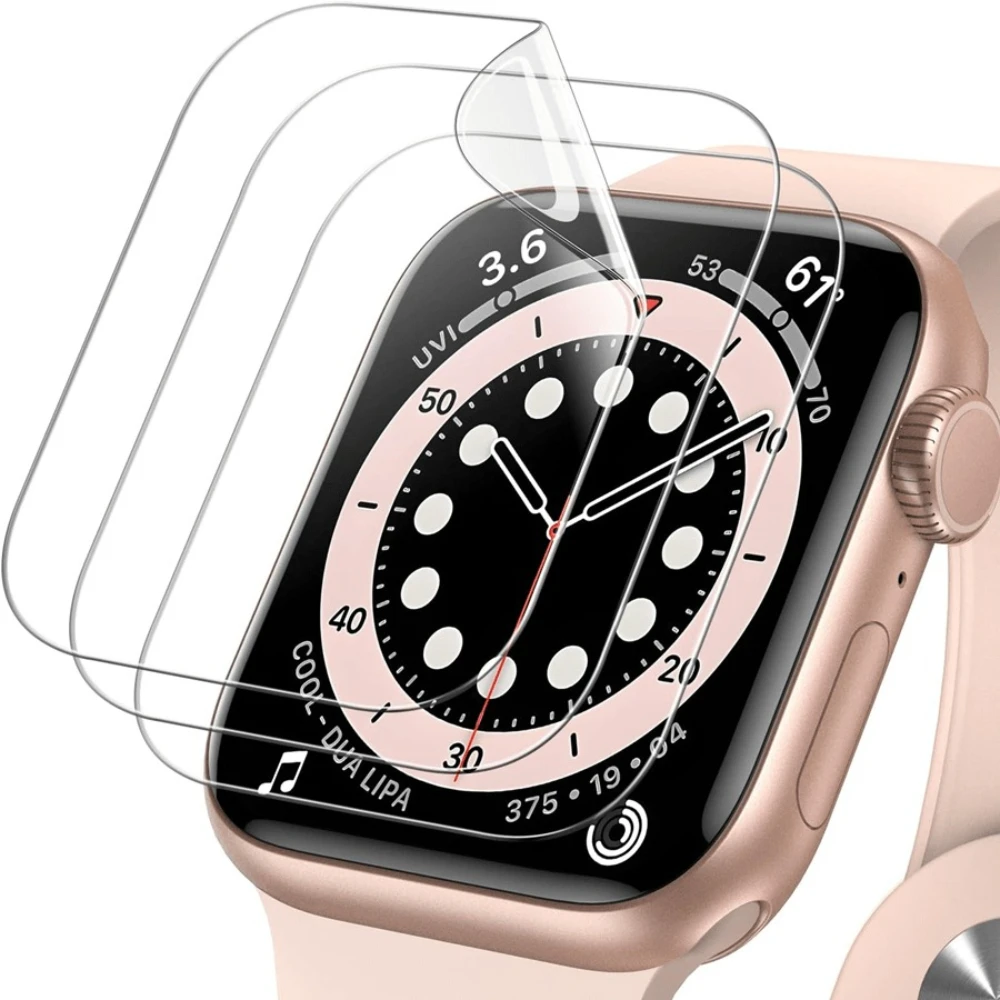 Watch Case Bumper - 3 stuks Hydrogel Folie voor Apple