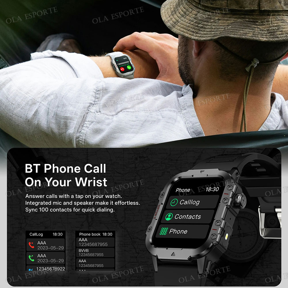 2026 Militair Outdoor Smartwat - Smartwatch X12 recensie en prijs