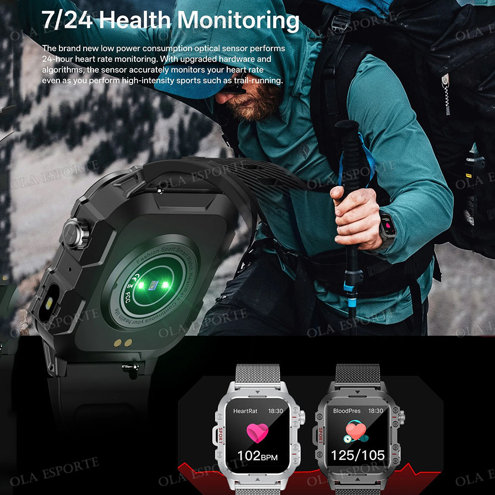 2026 Militair Outdoor Smartwat - Smartwatch X12 recensie en prijs