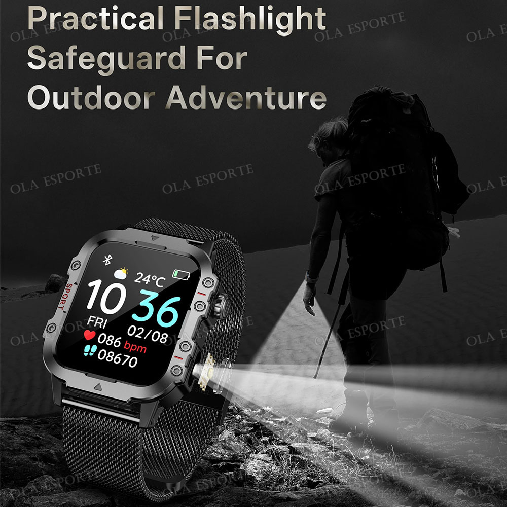 2026 Militair Outdoor Smartwat - Smartwatch X12 recensie en prijs
