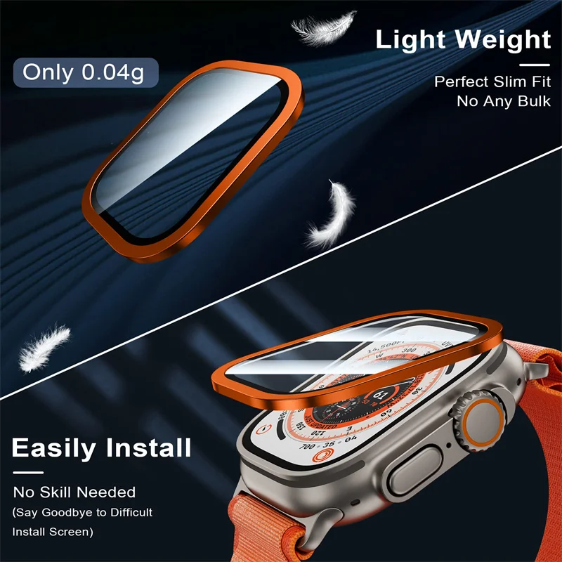 Gehard glas voor Apple Watch U - Watch Case Bumper recensie en prijs