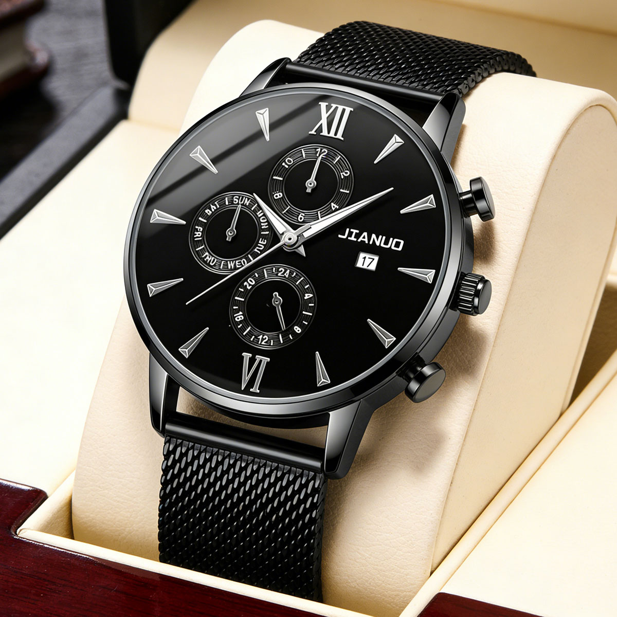 Trendy casual herenhorloge met - Stainless Mesh Band recensie en prijs