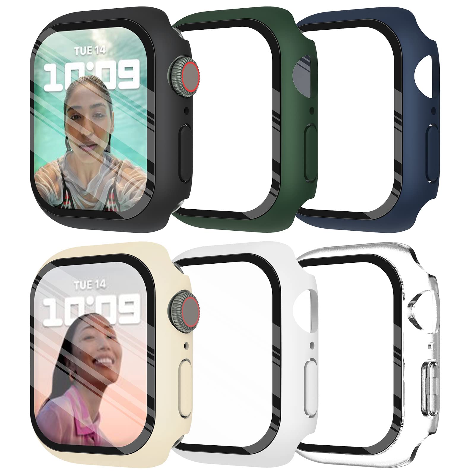 Gehard glas + cover voor Apple - Garmin Smartwatch Accessories recensie en prijs