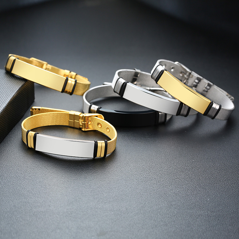 Vnox Heren Rvs Custom Grave Id - Stainless Mesh Band recensie en prijs