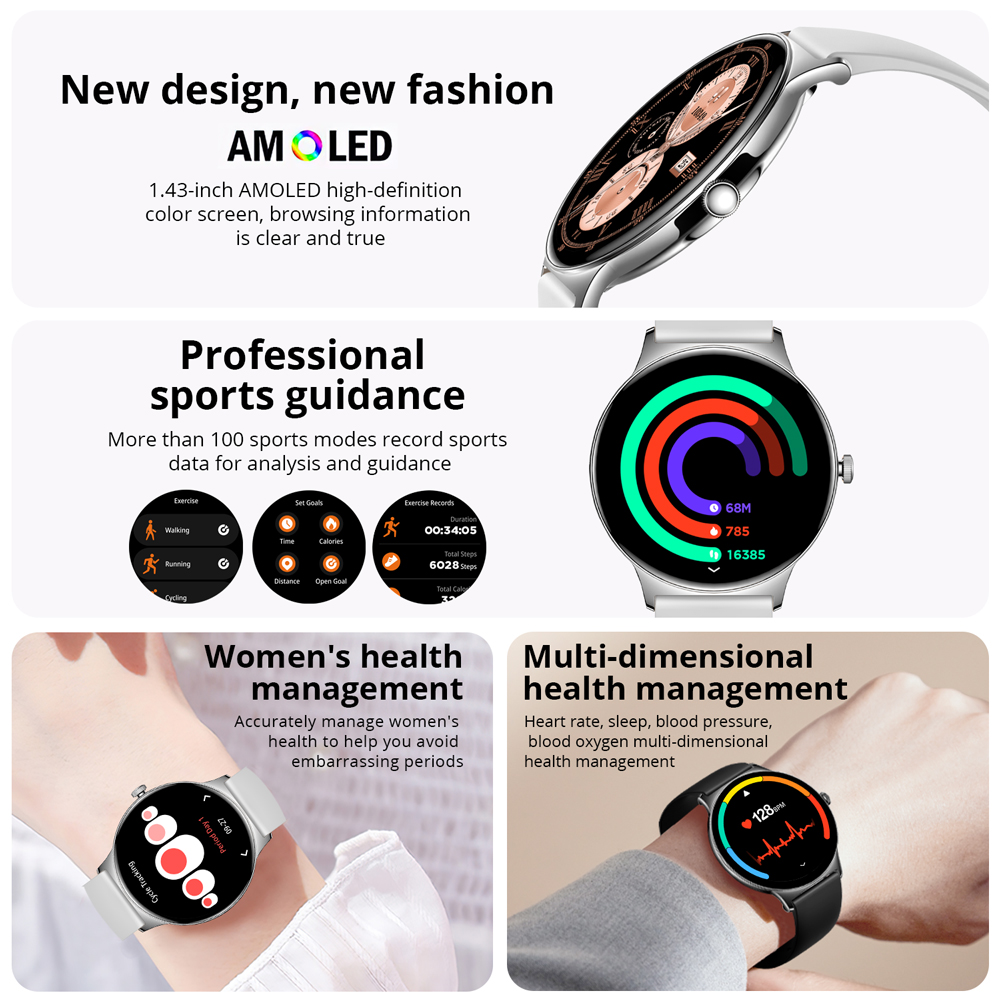 COLMI V89 damessmartwatch 1,43 - Smartwatch Face recensie en prijs