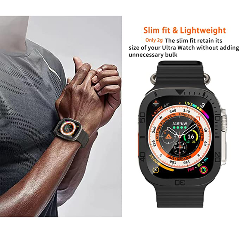 Gehard glas voor Apple Watch U - Watch Case Bumper recensie en prijs