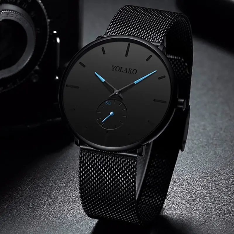 YOLAKO Herenmode Minimalistisc - Stainless Mesh Band recensie en prijs