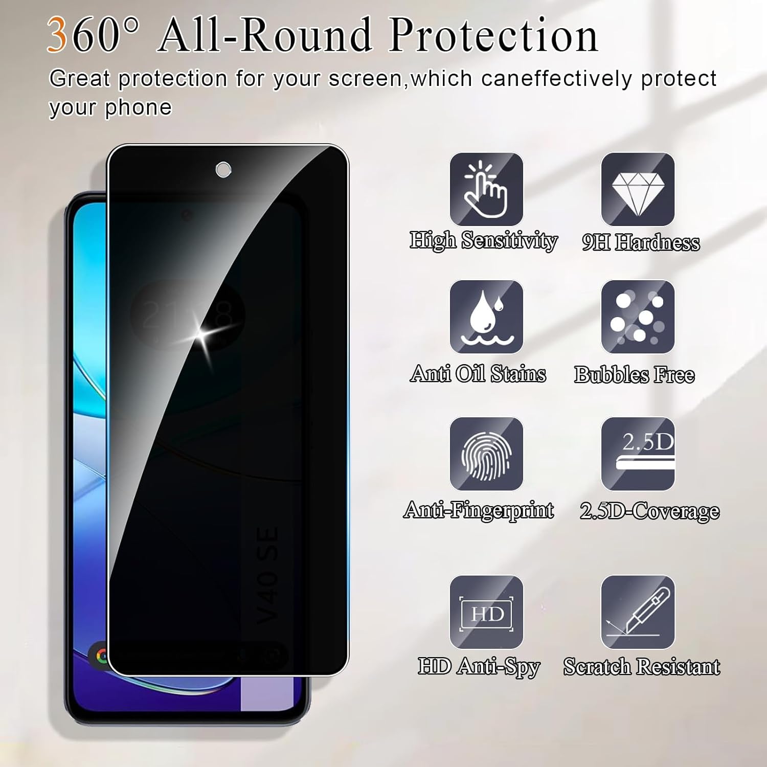 Voor VIVO V40 SE Anti Spy geha - Vivo V40 recensie en prijs