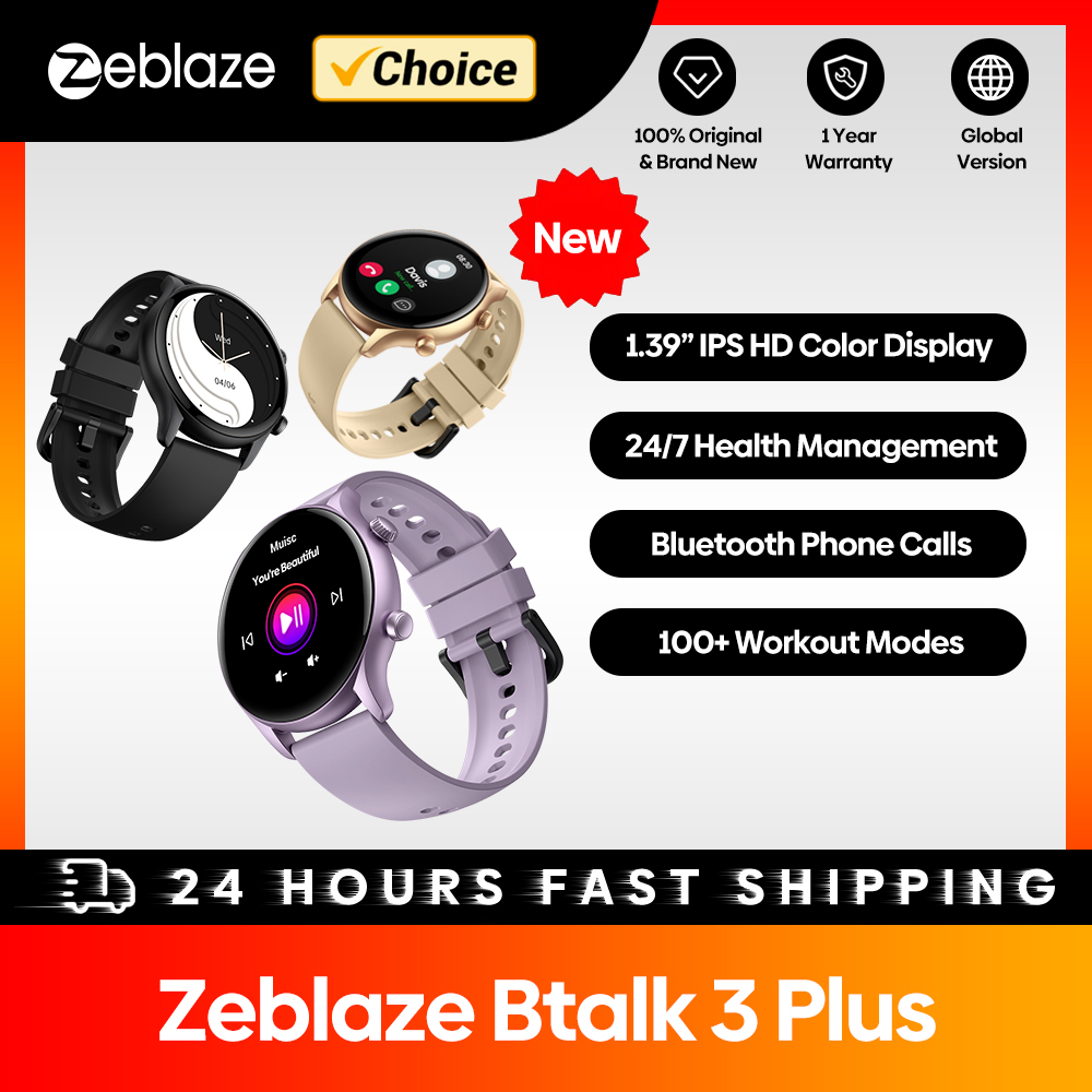 Nieuwe Zeblaze Btalk 3 Plus Vo - Smartwatch Face recensie en prijs