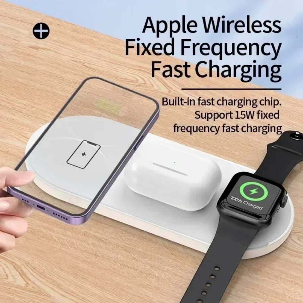 3-in-1 draadloos oplaadstation - Watch Charger Cable recensie en prijs