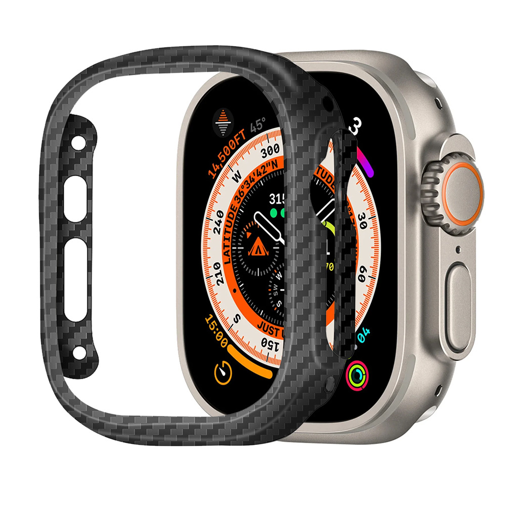Kevlar Koolstofvezel Dunne Cas - Watch Case Bumper recensie en prijs