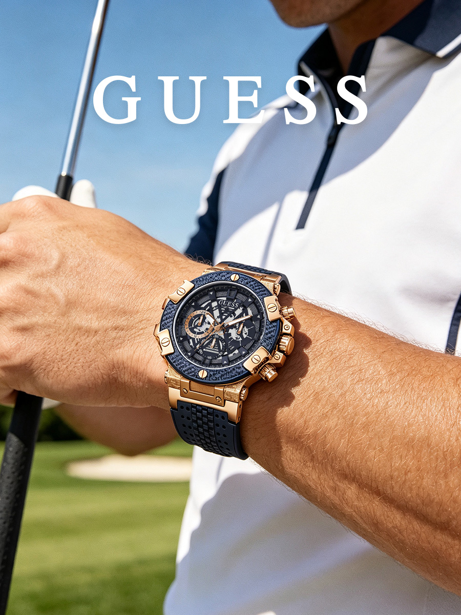 Guess herenhorloge, zwarte sil - Smartwatch Guess recensie en prijs
