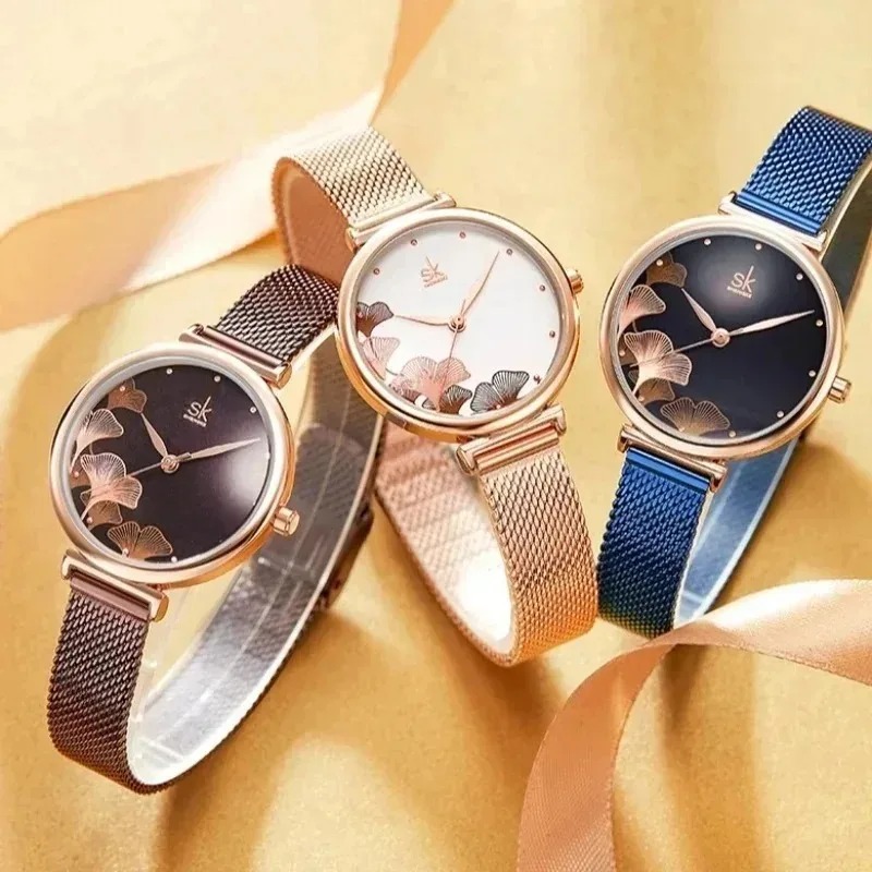 Luxe dameshorloge met ginkgo-m - Stainless Mesh Band recensie en prijs